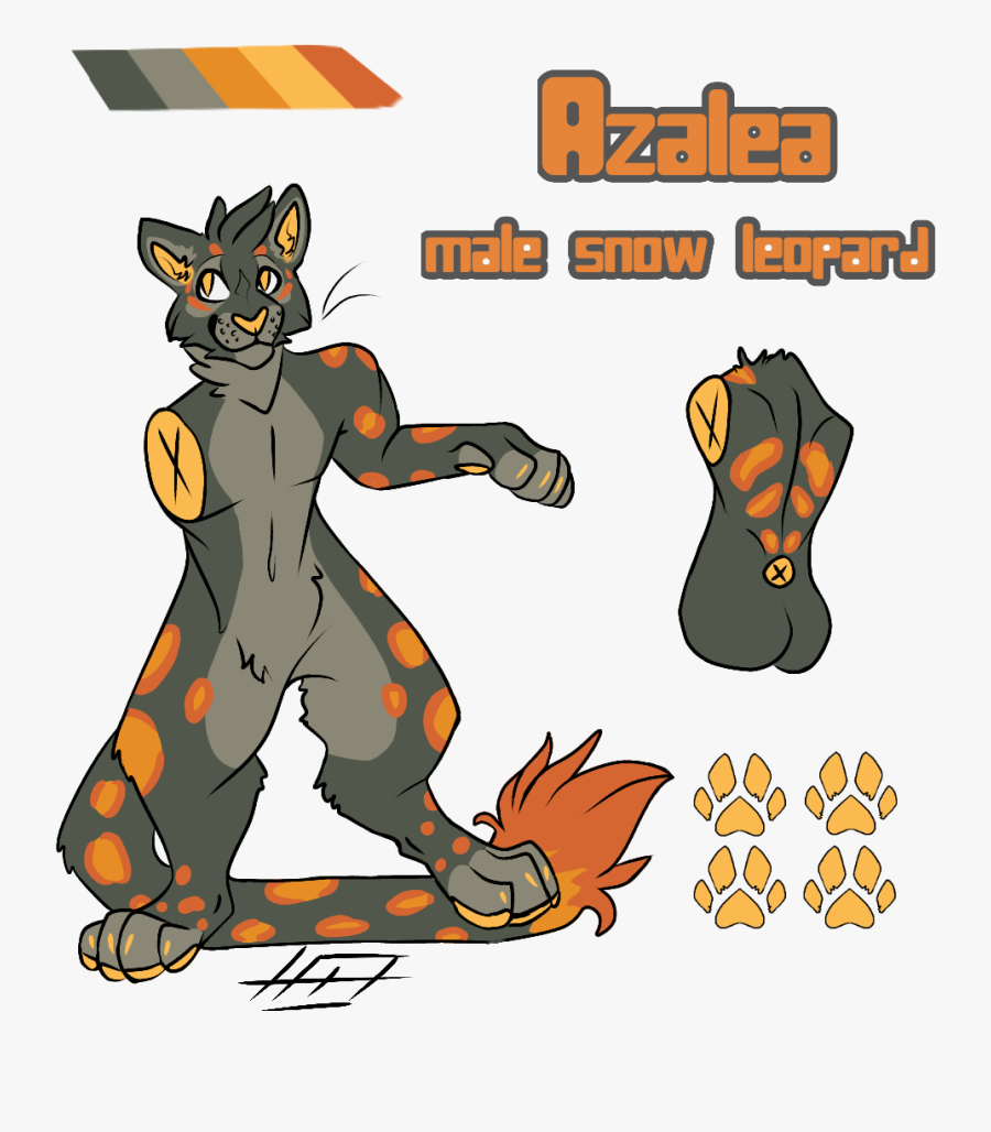 • Azalea • Snow Leopard • - Cartoon, Transparent Clipart