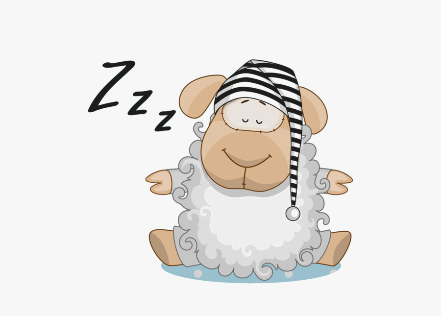 Moutons Tube Clip Arts - Sheep Sleeping Clipart, Transparent Clipart