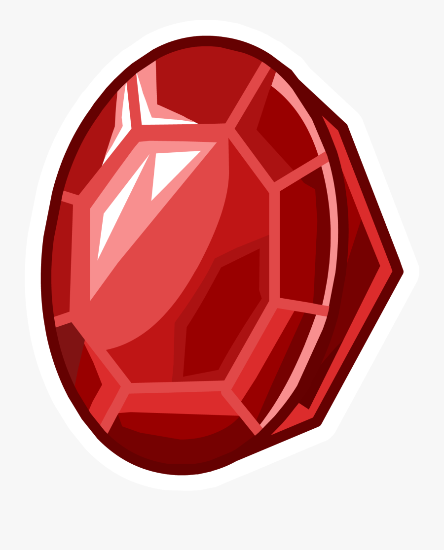 Club Penguin Wiki - Ruby Pin Club Penguin, Transparent Clipart