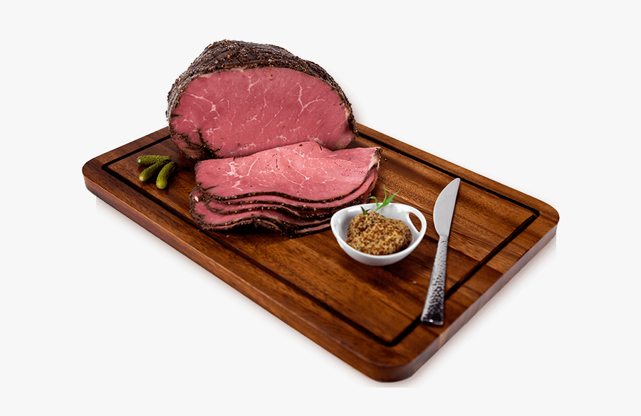 753643 Usdachoice Angus Peppercorn Crusted Beef Pastrami - Pastrami Png, Transparent Clipart