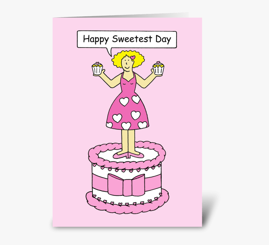 Happy Sweetest Day Greeting Card - 70 Birthday Fun, Transparent Clipart