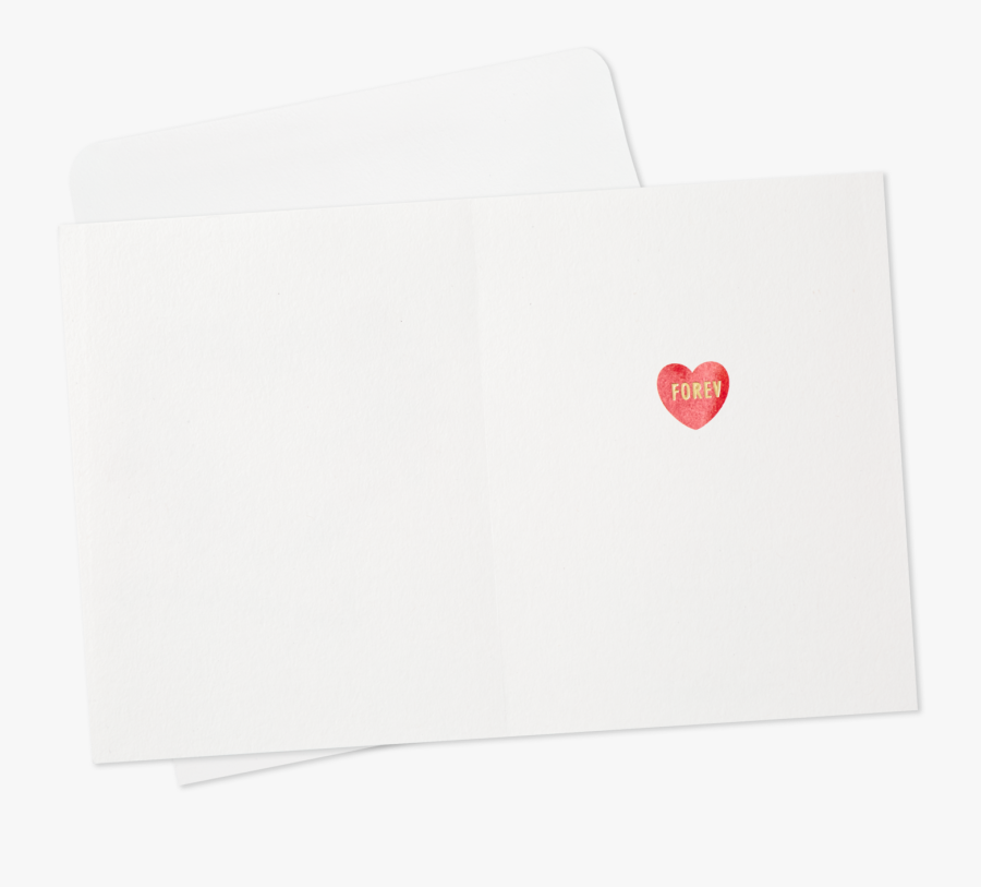 Luv U Forev Conversation Hearts Valentine"s Day - Envelope, Transparent Clipart