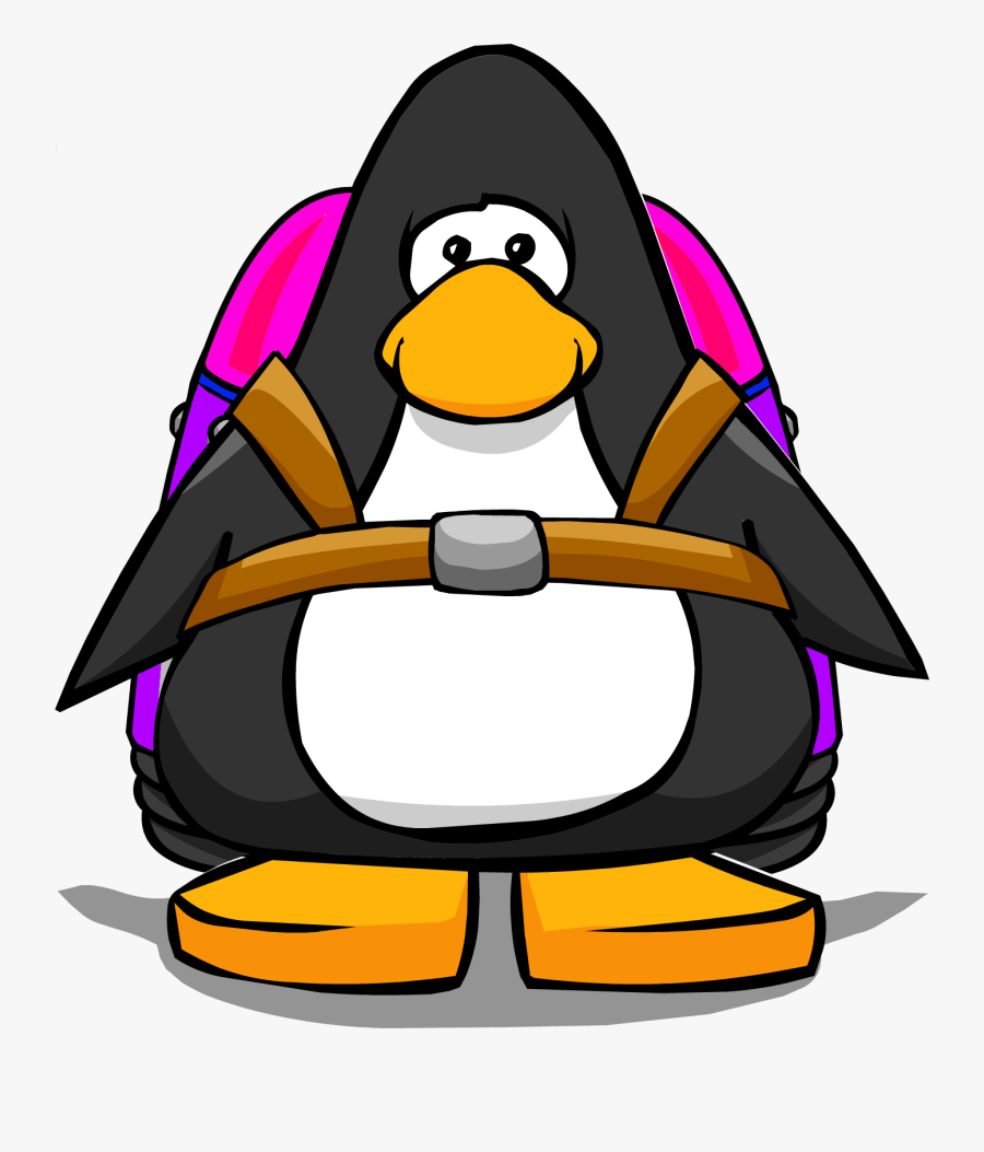 Purple Jet Pack Pc Clipart , Png Download - Club Penguin With Headphones, Transparent Clipart