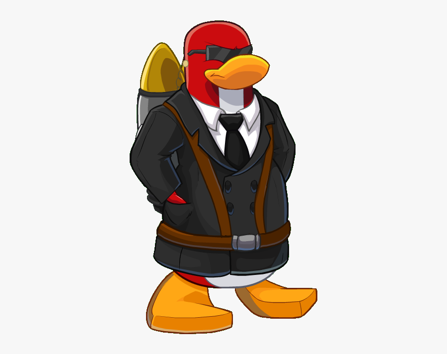 Pinguino Jet Pack, Transparent Clipart