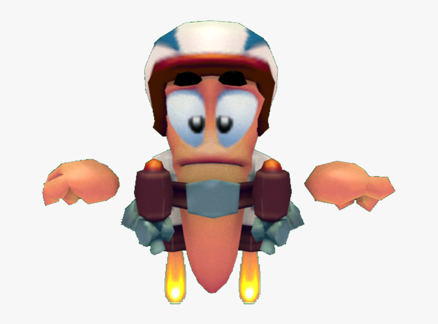 Download Zip Archive - Worms 3d Jetpack, Transparent Clipart