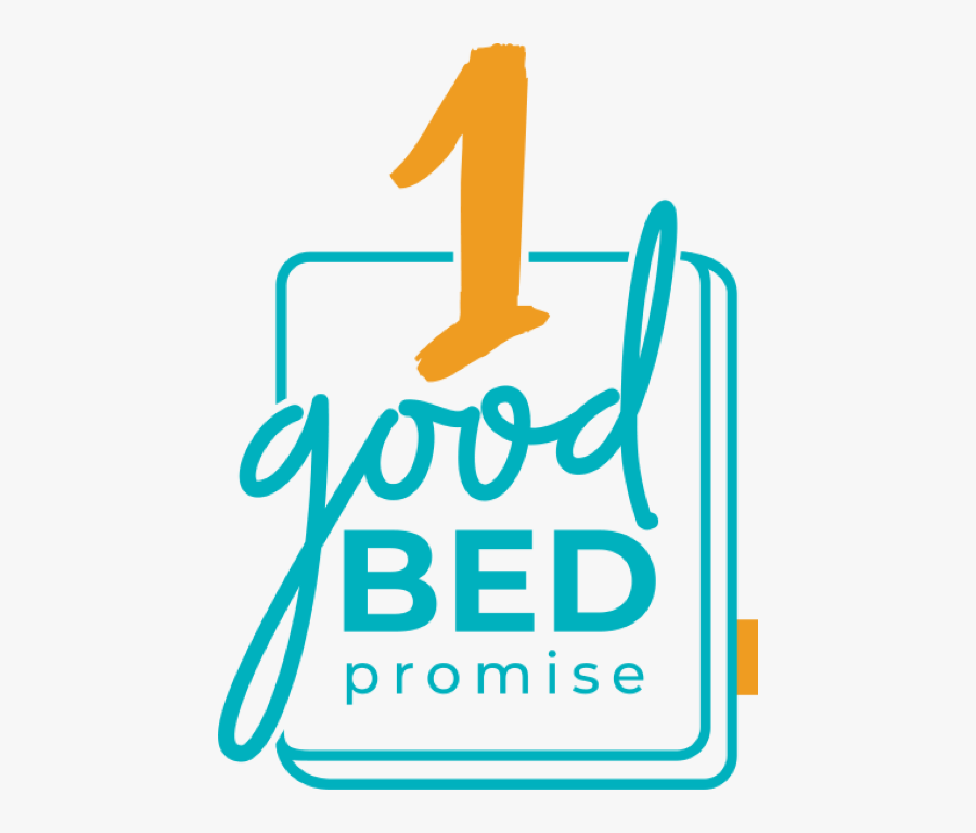 One Good Bed Logo, Transparent Clipart