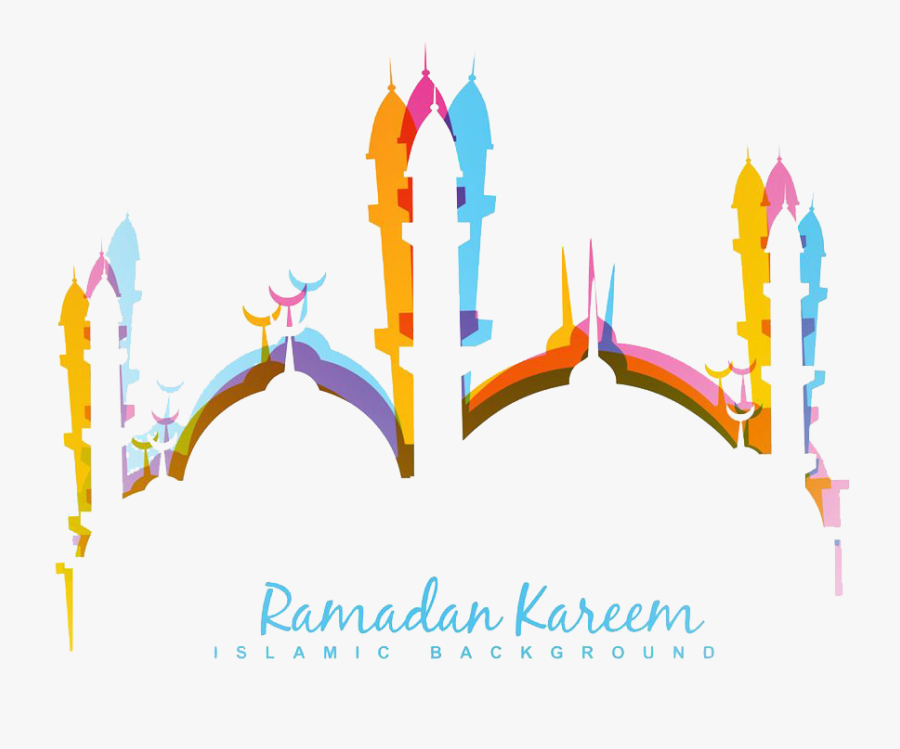 Silhouette Mubarak Islamic Color Mosque Ramadan Al-adha - Eid Al Adha Greetings Uae, Transparent Clipart