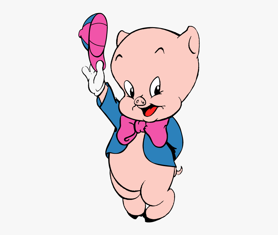Pig Porky Clipart Qcbayxc Free Cliparts Transparent - Pig From Looney Tunes, Transparent Clipart