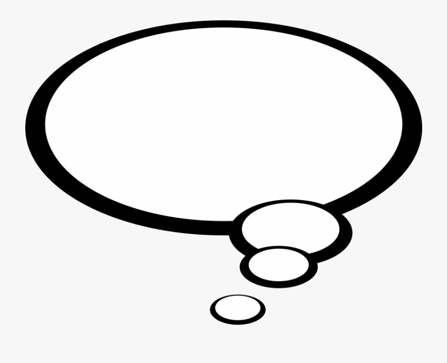 Circle,clip Art,black And White,sphere - 心 の 中 の 吹き出し, Transparent Clipart