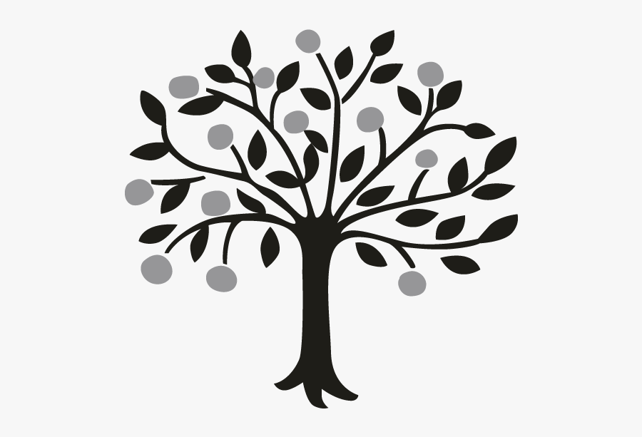Clipart Tree Png Black And White, Transparent Clipart