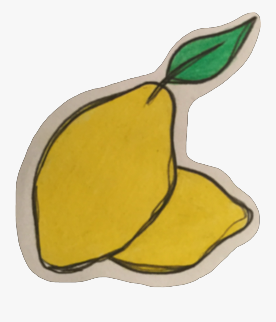 #fruit #tumblr #aesthetic #lemon #cavetown #lemonboy - Cavetown Lemon Drawing, Transparent Clipart