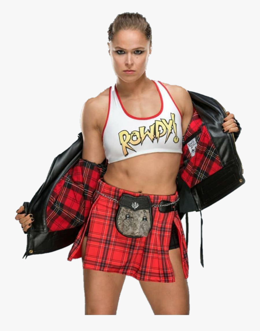 Ronda Rousey Clipart Wwe - Ronda Rousey Wwe Kilt, Transparent Clipart