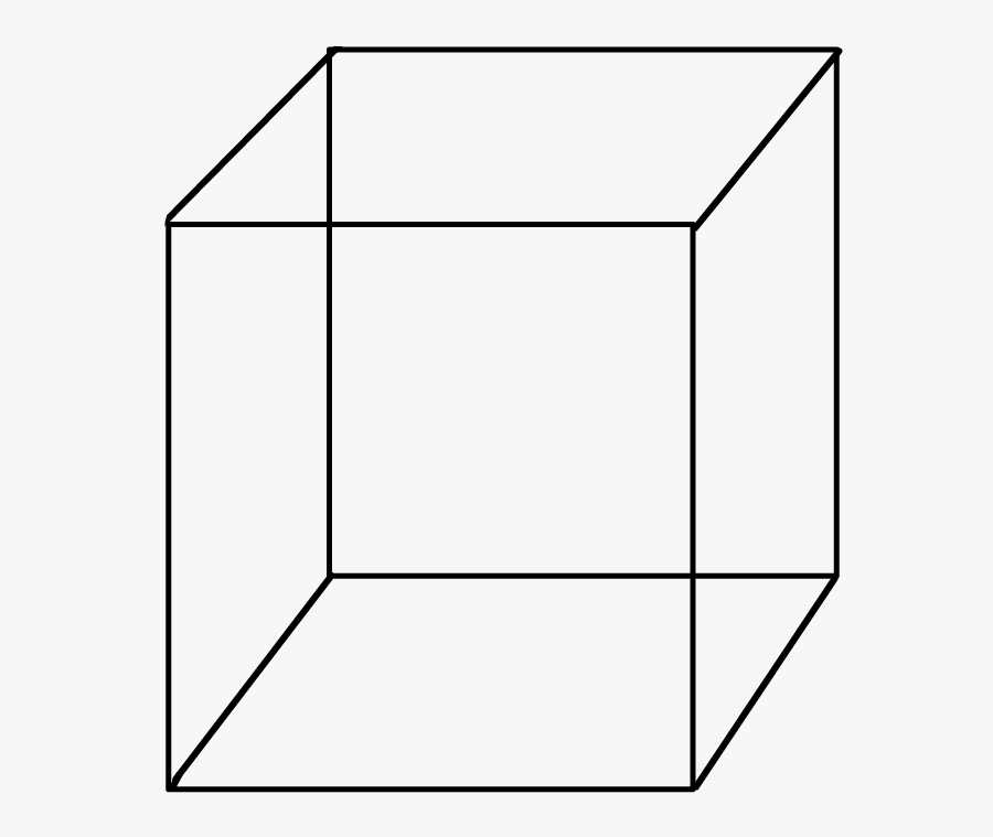 Hd - Cube Line Drawing, Transparent Clipart