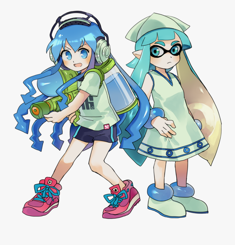 Splatoon 2 Clothing Vertebrate Fictional Character - Squid Girl Outfit Splatoon 2, Transparent Clipart