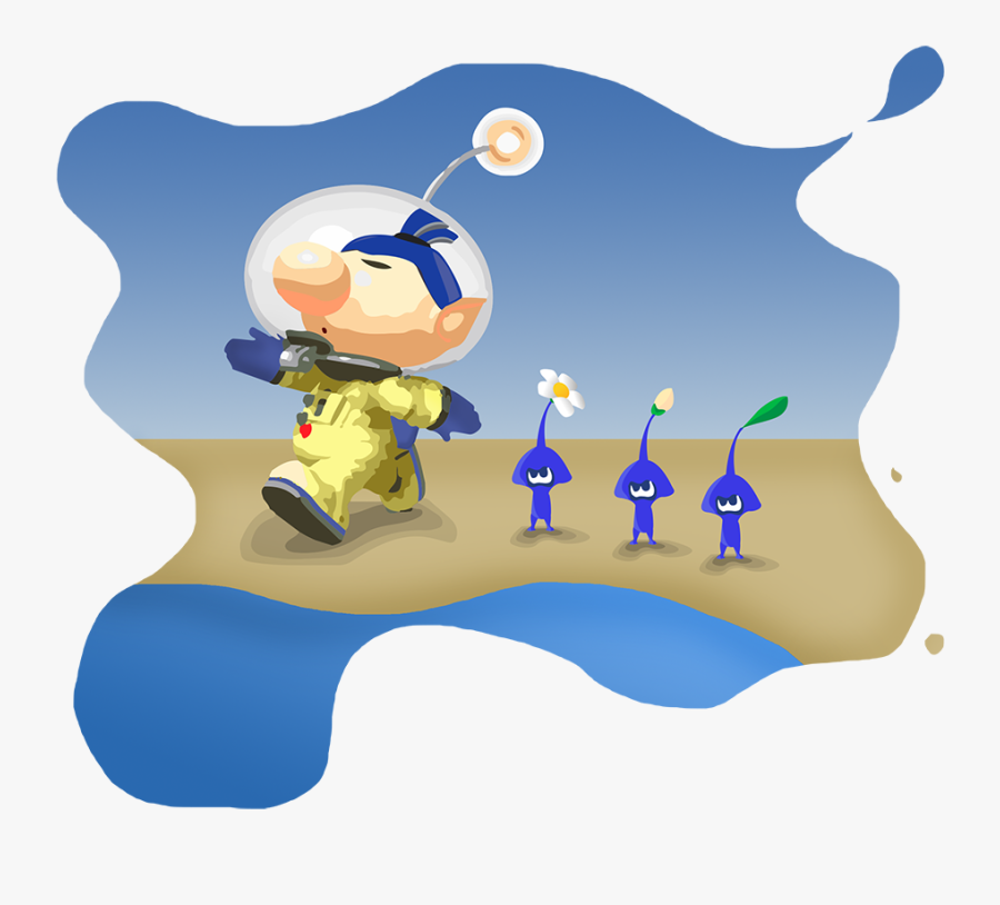 Splatoon Pikmin Crossover, Transparent Clipart