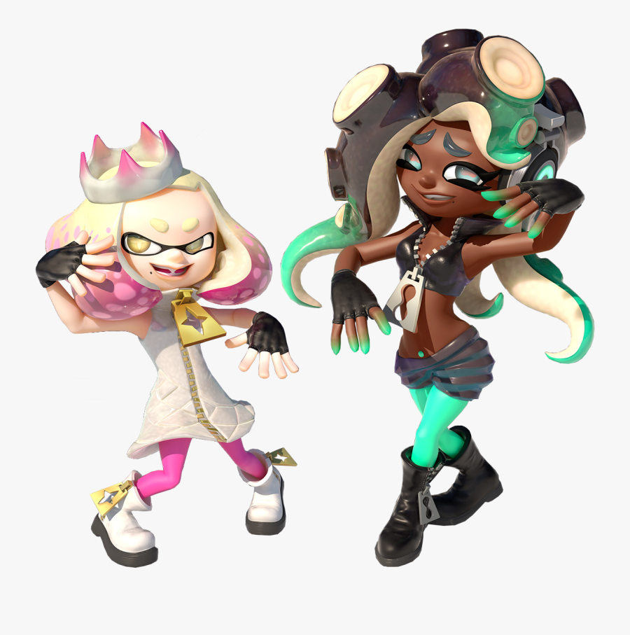 Pearl And Marina - Pearl And Marina Splatoon, Transparent Clipart