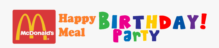 Mcdonalds Clipart Pixel - Birthday Party Logo Png, Transparent Clipart
