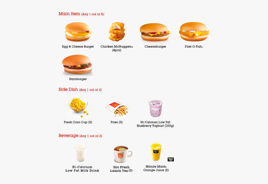 Mcdonalds Egypt Breakfast Menu , Free Transparent Clipart ClipartKey