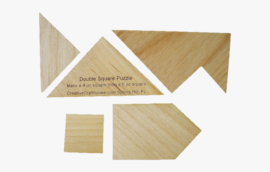 Wooden Pieces Square Puzzle, Transparent Clipart