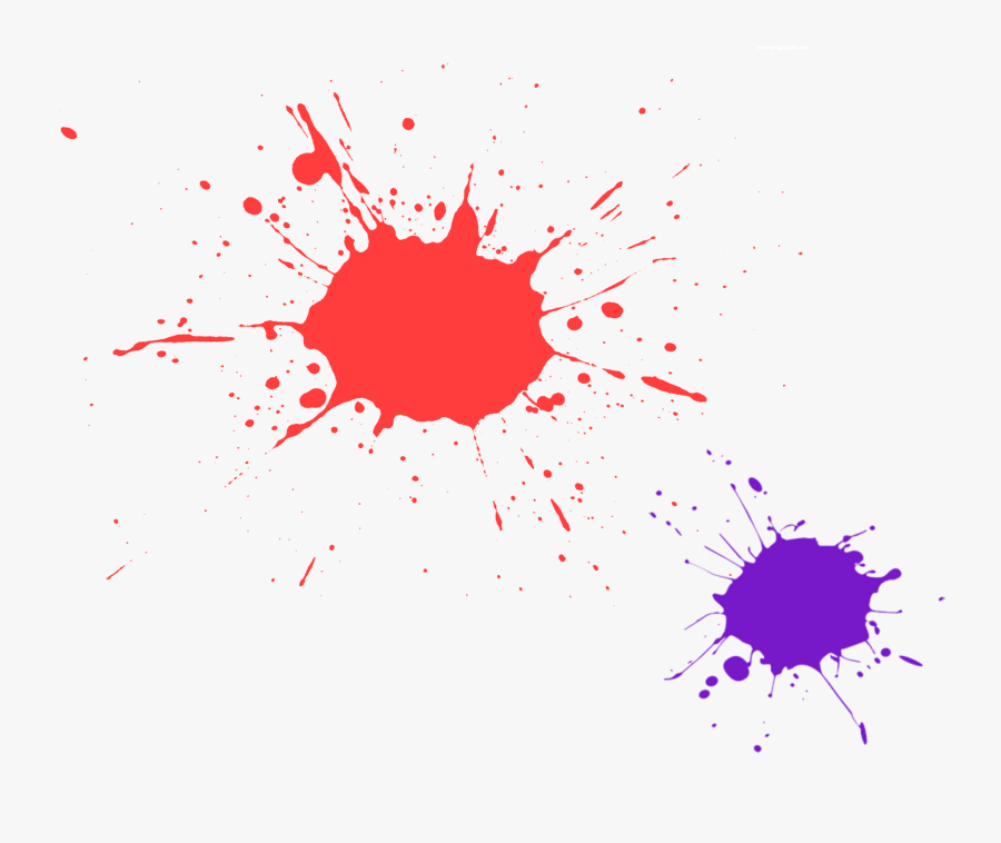 Artist Child Painting Canvas - Red Paint Splatter Vector, Transparent Clipart