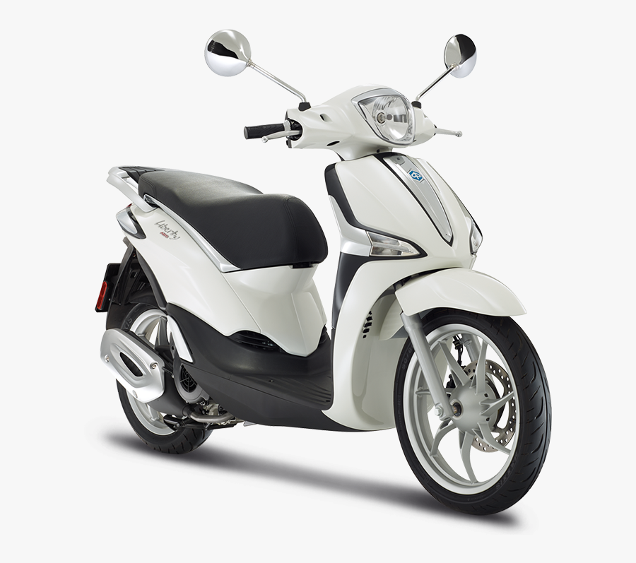 Clip Art Rockridge Two Wheel - Piaggio Liberty 150 White, Transparent Clipart