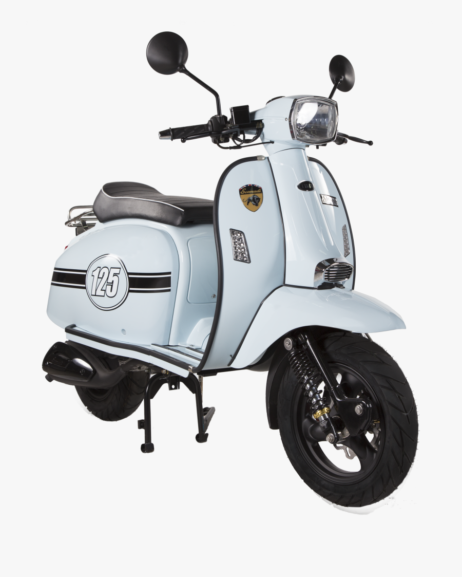 Clip Art Quadrophenia Scooter - Scomadi Tl125 Black, Transparent Clipart