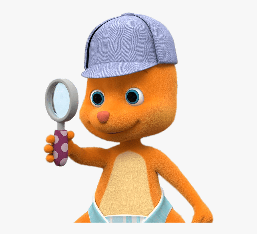 Kip The Wallaby With Looking Glass - Cartoon, Transparent Clipart