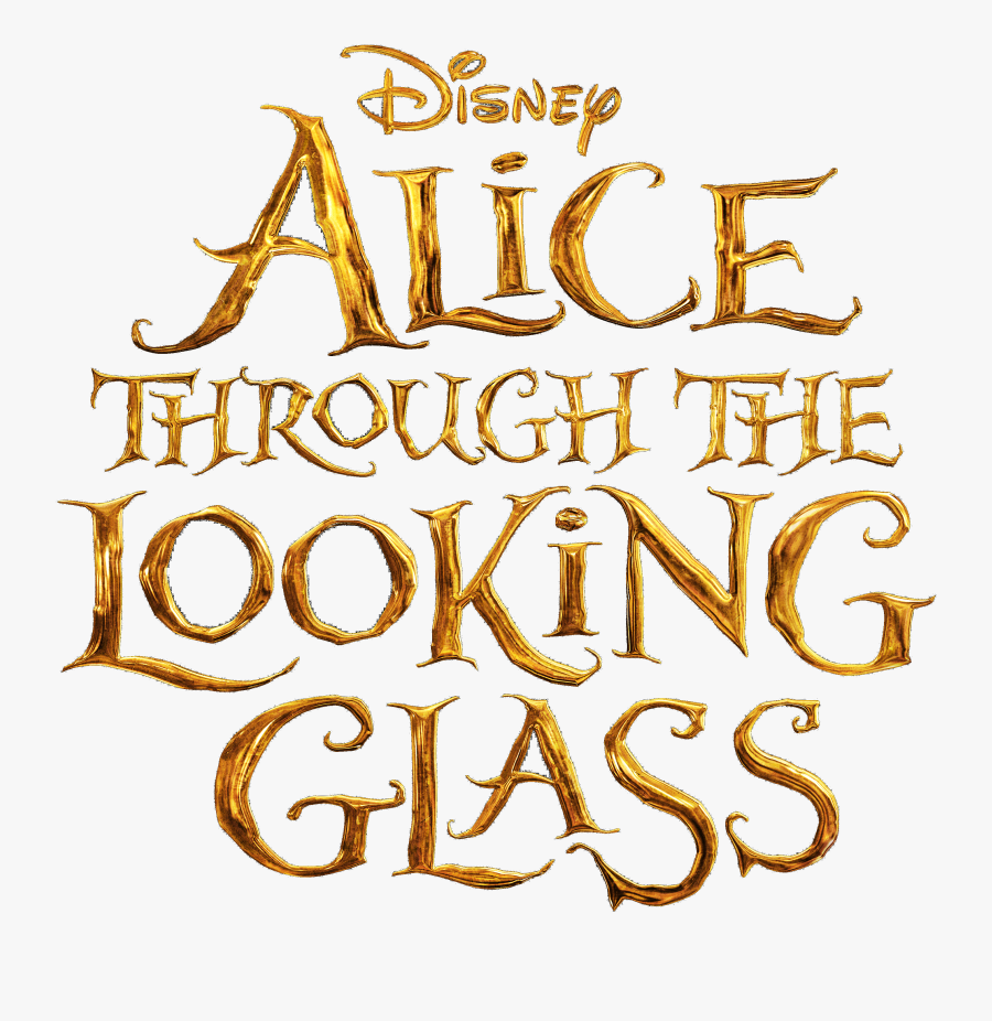 Disney Alice Through The Looking Glass , Png Download - Through The Looking Glass Title, Transparent Clipart