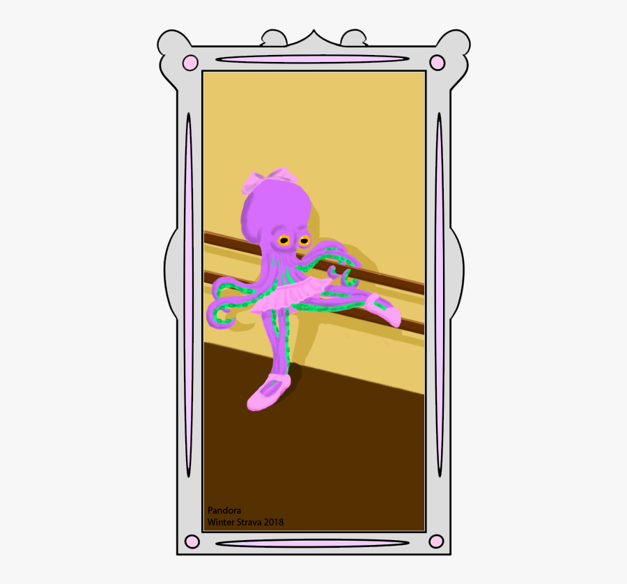 Dancing Tentacles Signed Photo Looking Glass - Cartoon, Transparent Clipart