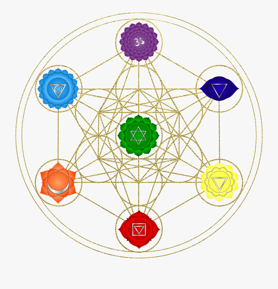 4500×5400 Design Metatrons Cube Chakras - Simple Metatron Cube , Free Transparent Clipart