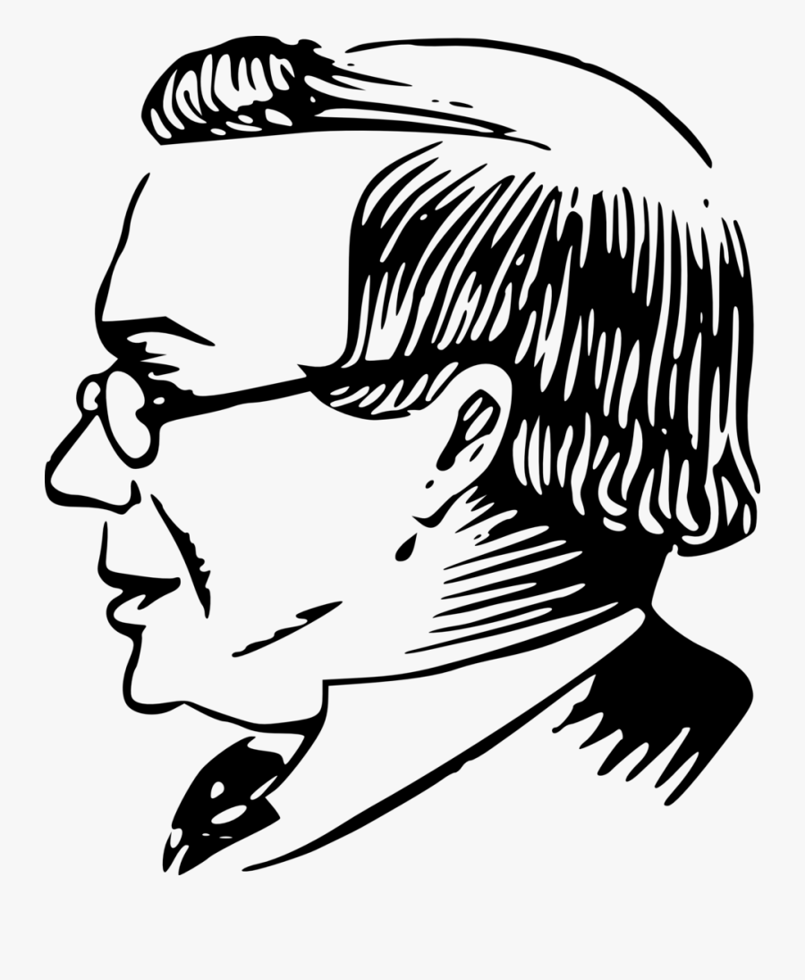 Male Head Art Transparent, Transparent Clipart