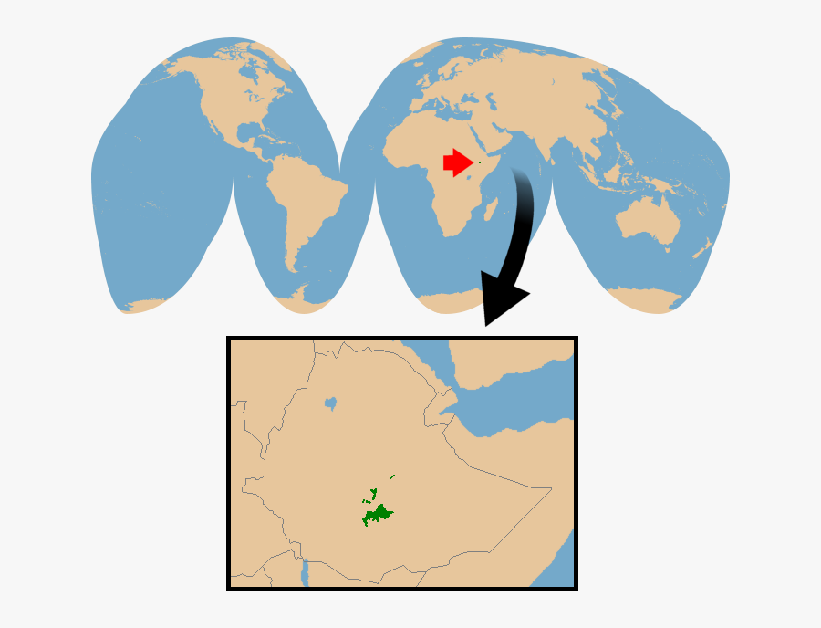 Range Clipart Mountain Habitat - Map Of Water Buffalo, Transparent Clipart