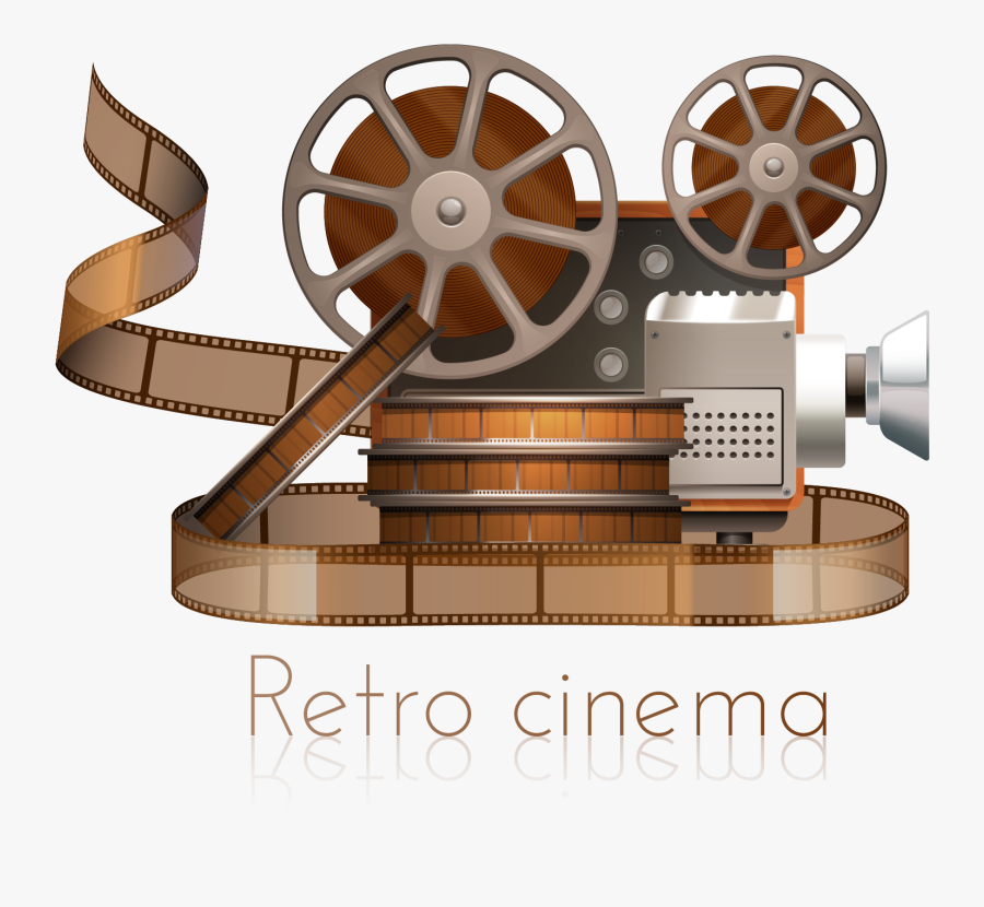 Projector Reel Transprent Png - Old Movie Camera Png, Transparent Clipart