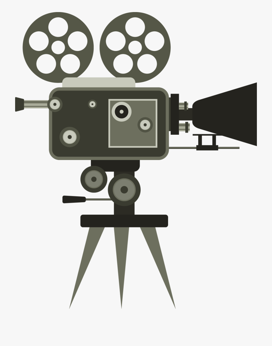 Movie Projector Film Movie Camera - Movie Camera Vector Png, Transparent Clipart