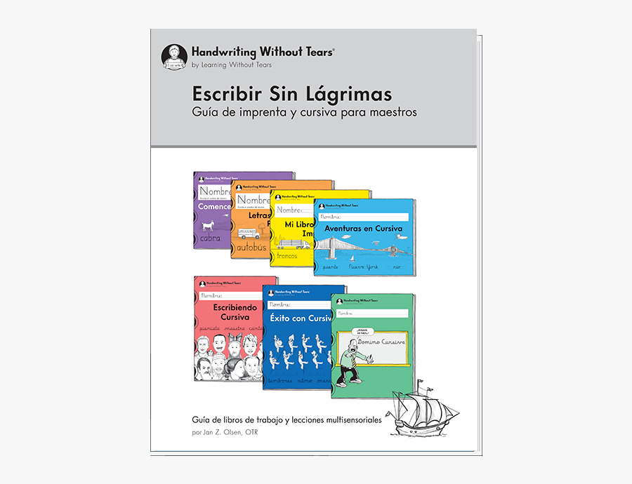 Escribir Sin Lagrimas-guia De Imprenta Y Cursiva Para - Libro De Escritura Sin Lagrimas, Transparent Clipart