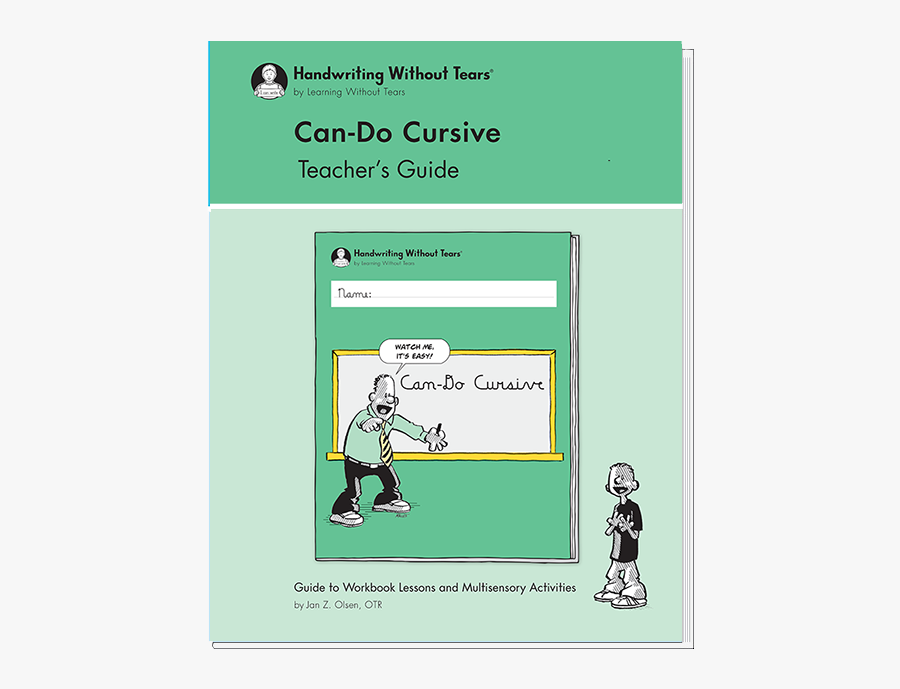 Can-do Cursive Teacher"s Guide - Cartoon, Transparent Clipart