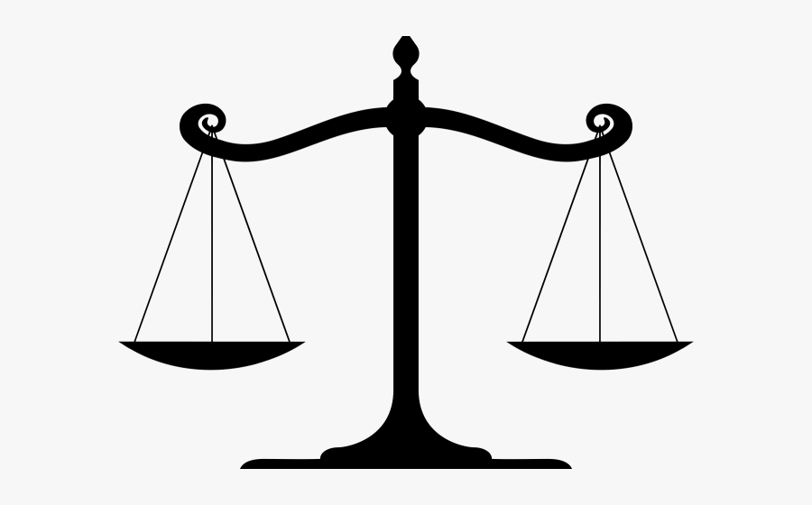 Scales Of Justice Blue, Transparent Clipart