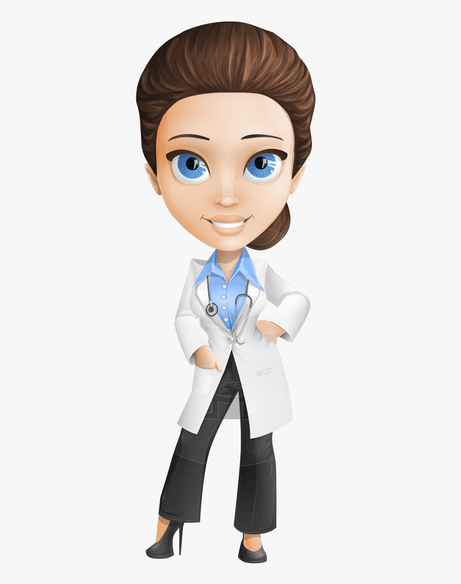 Doctors Clipart Tool Kit - Female Doctor Cartoon Png, Transparent Clipart