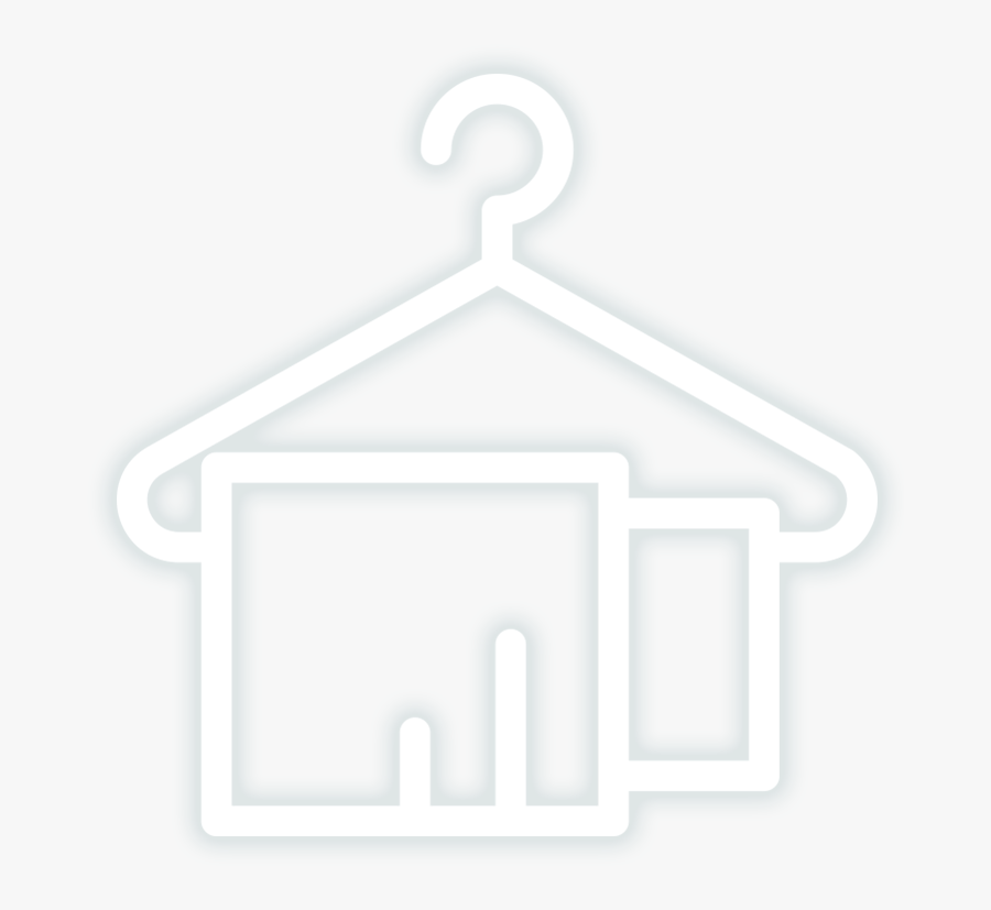 Village Cleaners The Easiest - Clothes Hanger, Transparent Clipart