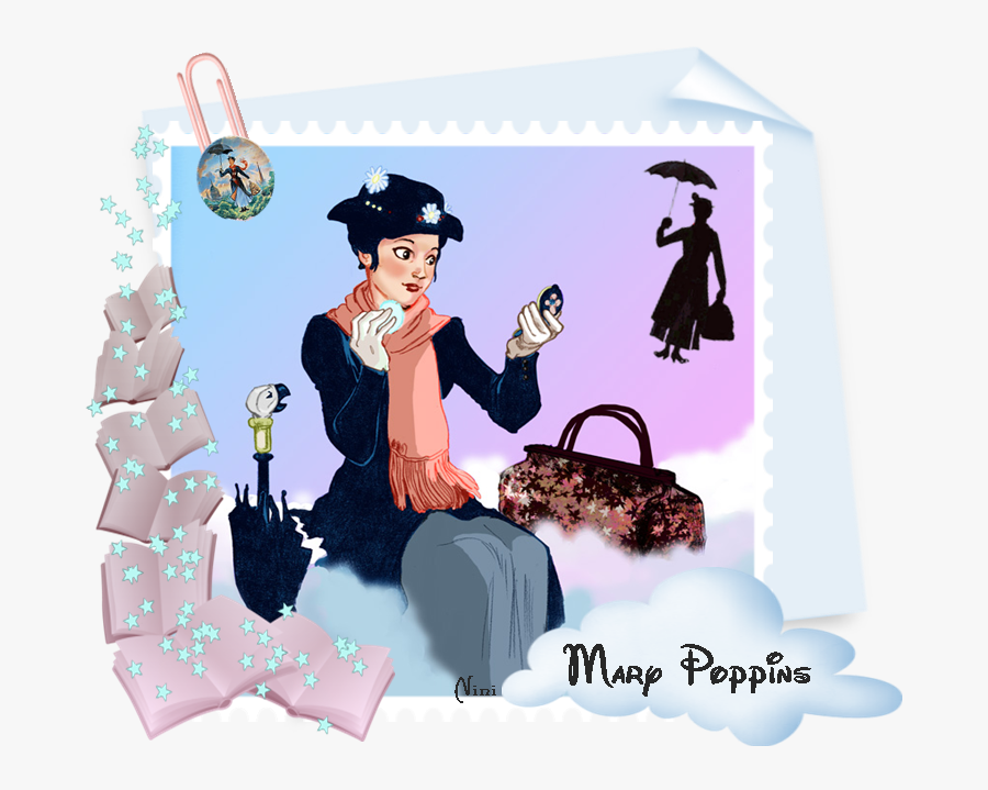 Mary Poppins Bert Youtube Film Art - Mary Poppins Silhouette, Transparent Clipart