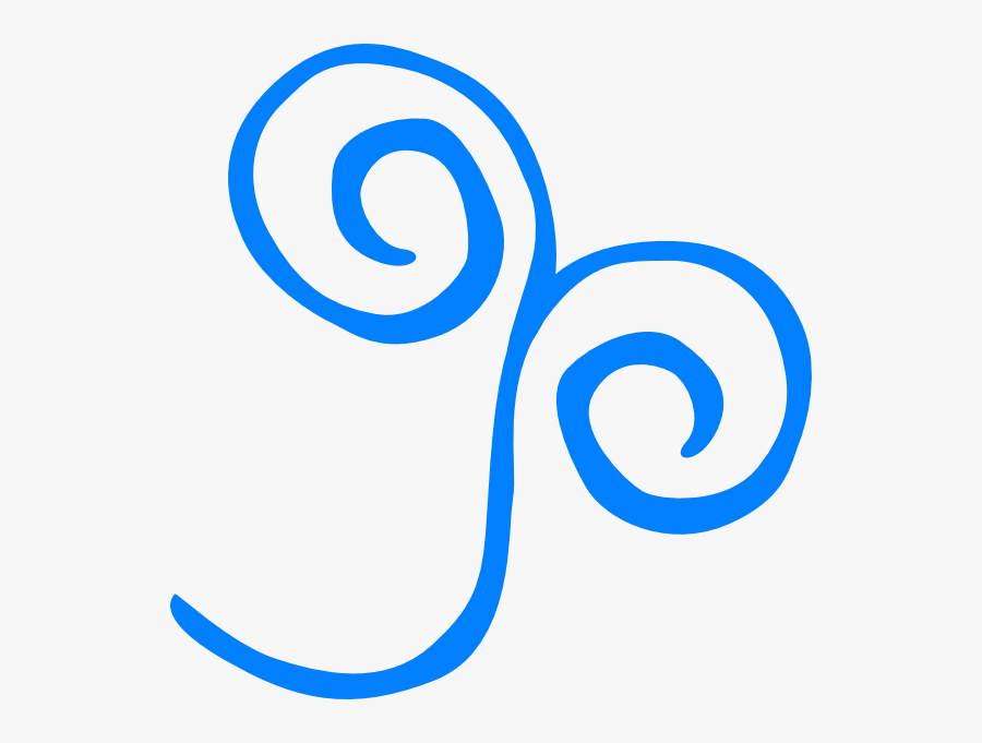 Blue Swirl Svg Clip Arts, Transparent Clipart
