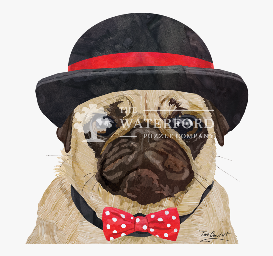 Pug Png - Napkin, Transparent Clipart