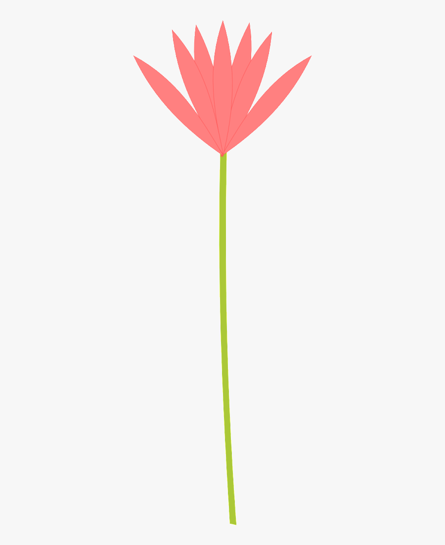Salmon Flower - Grass, Transparent Clipart