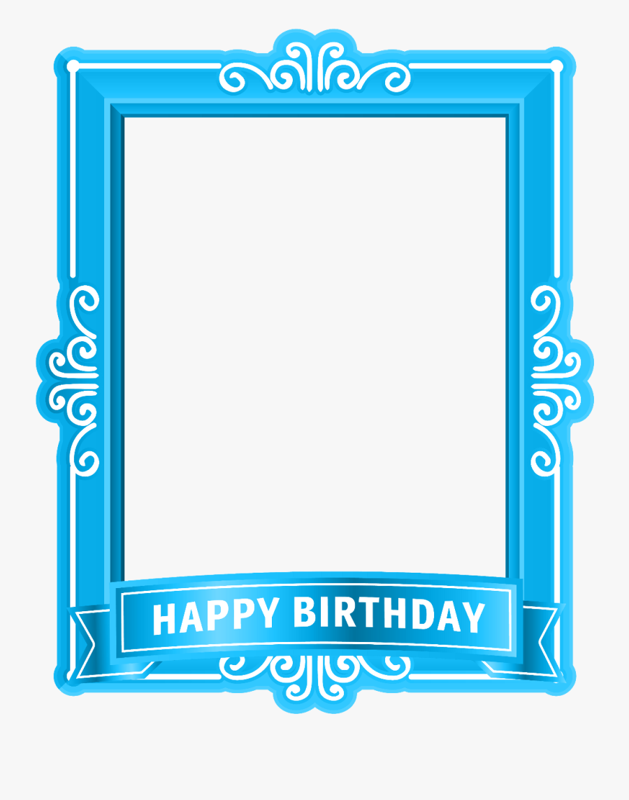 Happy Birthday Frame, Birthday Frames, Clip Art, Illustrations - Purple Happy Birthday Frames, Transparent Clipart