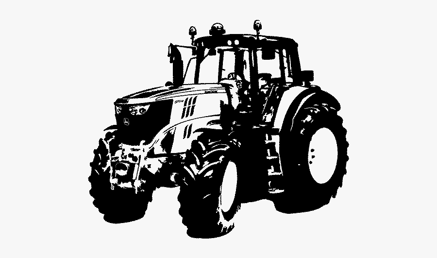 John Deere Case Ih Sales Agriculture Tractor - John Deere Clipart Black And White, Transparent Clipart