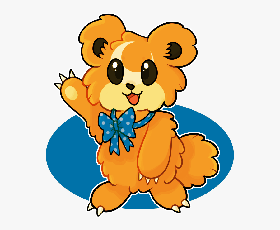 Fluffy Teddiursa , - Cartoon, Transparent Clipart