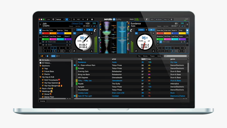 Serato Dj Pro Main Screen - Serato Dj Pro 2.0, Transparent Clipart