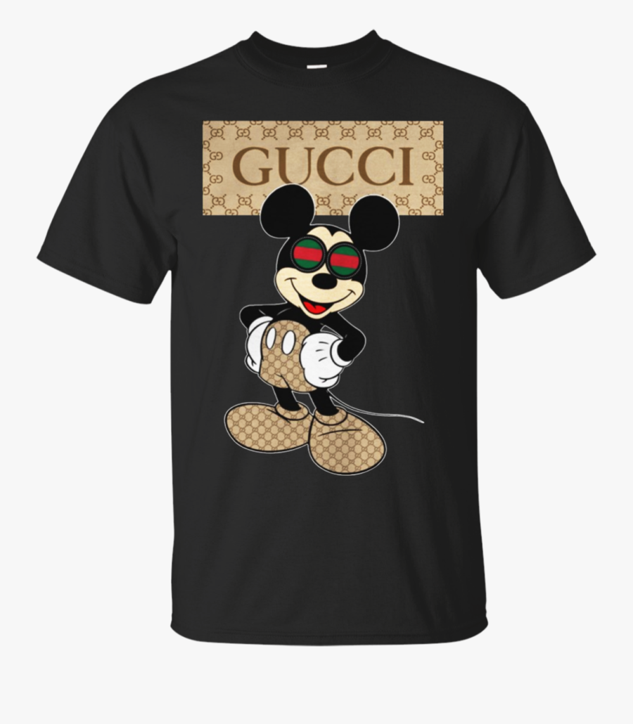 Gucci T Shirt Mickey Mouse, Transparent Clipart