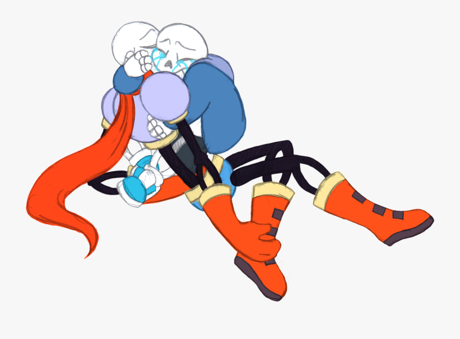 Dead Clipart Dead Bug - Death Sans And Papyrus Sad, Transparent Clipart