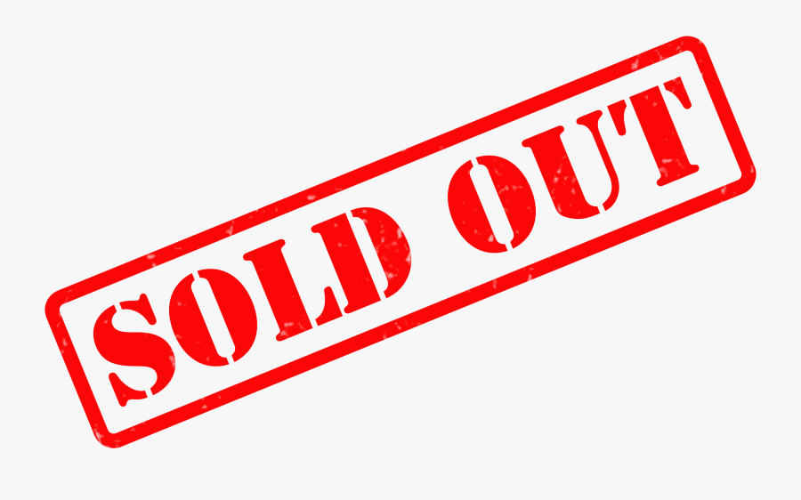 Transparent Background Sold Out Stamp, Transparent Clipart